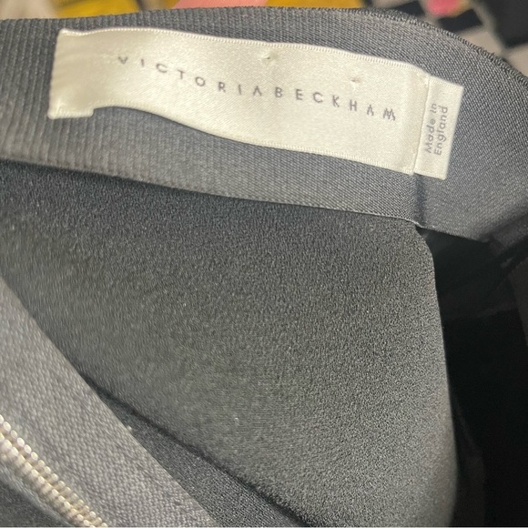 Victoria BeckhamLace Trim Detail Pencil Skirt In Black Women's Size US 6 - Picture 5 of 5